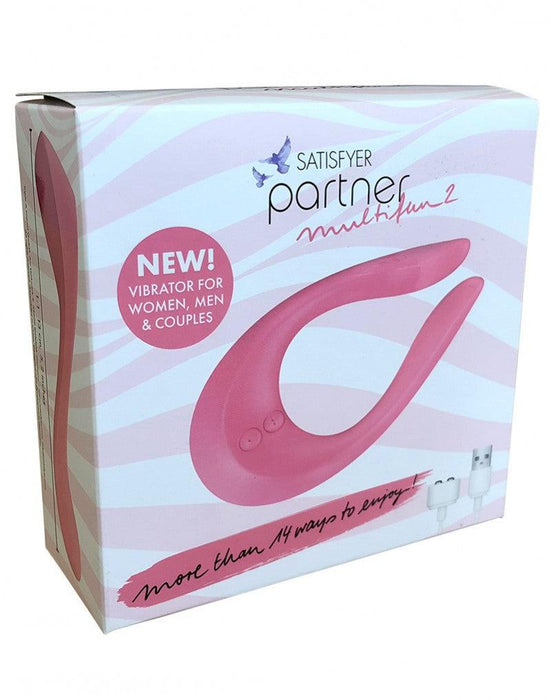 Satisfyer - Multifun 2 - Partner Vibrator - Roze-Erotiekvoordeel.nl