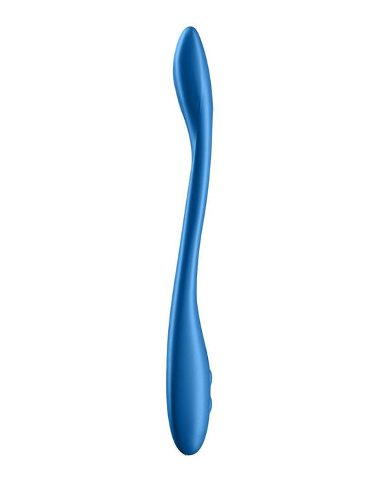 Satisfyer - Elastic Game - Multifunctionele Buigbare Vibrator - Blauw-Erotiekvoordeel.nl