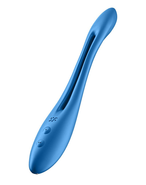 Satisfyer - Multifunctionale Buigbare Vibrator Elastic Game - Blauw-Erotiekvoordeel.nl