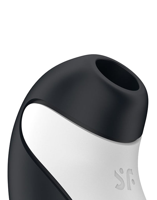 Satisfyer - Orca Luchtdruk Vibrator - Zwart/Wit-Erotiekvoordeel.nl