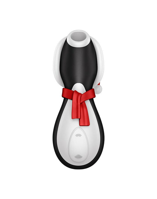 Satisfyer Penguin - Holiday Edition - Luchtdruk Stimulator - USB-oplaadbaar - Zwart, Rood & Wit-Erotiekvoordeel.nl