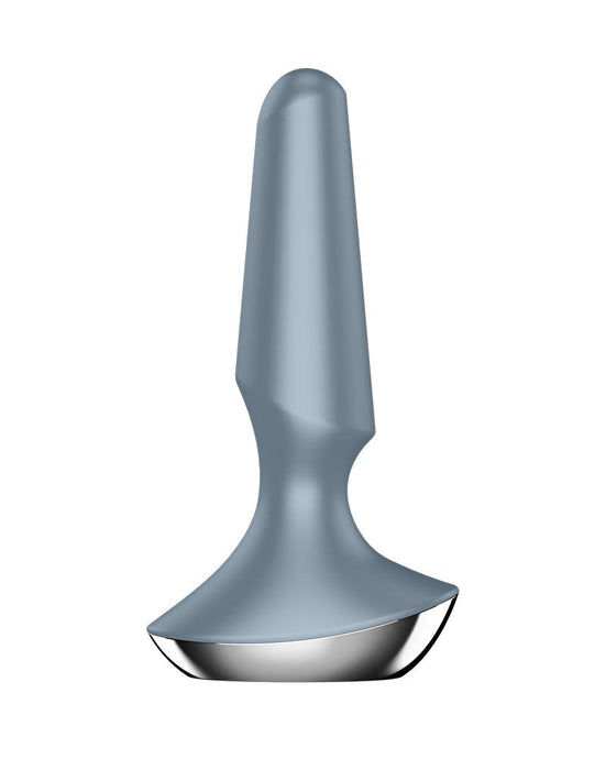 Satisfyer - Plug-ilicious 2 Vibrerende Anale Plug Met App Control - Grijs-Erotiekvoordeel.nl