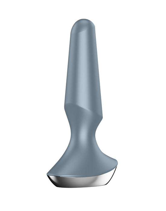 Satisfyer - Plug-ilicious 2 Vibrerende Anale Plug Met App Control - Grijs-Erotiekvoordeel.nl