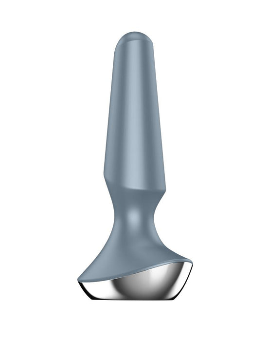 Satisfyer - Plug-ilicious 2 Vibrerende Anale Plug Met App Control - Grijs-Erotiekvoordeel.nl