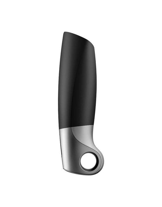 Satisfyer - Power Masturbator - Met App Control - Zwart/Zilver-Erotiekvoordeel.nl