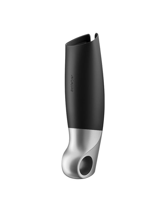 Satisfyer - Power Masturbator - Met App Control - Zwart/Zilver-Erotiekvoordeel.nl