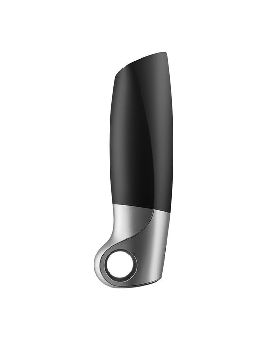 Satisfyer - Power Masturbator - Met App Control - Zwart/Zilver-Erotiekvoordeel.nl