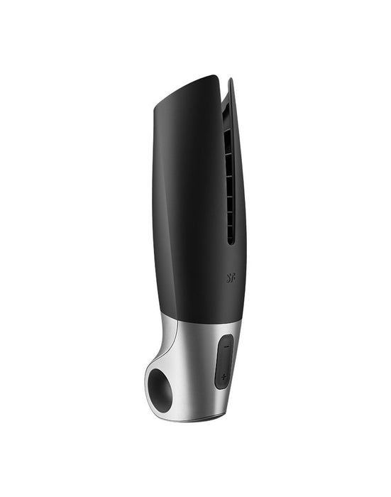 Satisfyer - Power Masturbator - Met App Control - Zwart/Zilver-Erotiekvoordeel.nl