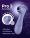 Satisfyer - Pro 2 Generation 3 - Luchtdruk Vibrator Met App Control - Lila-Erotiekvoordeel.nl