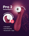 Satisfyer - Pro 2 Generation 3 - Luchtdruk Vibrator - Met App Control - Rood-Erotiekvoordeel.nl