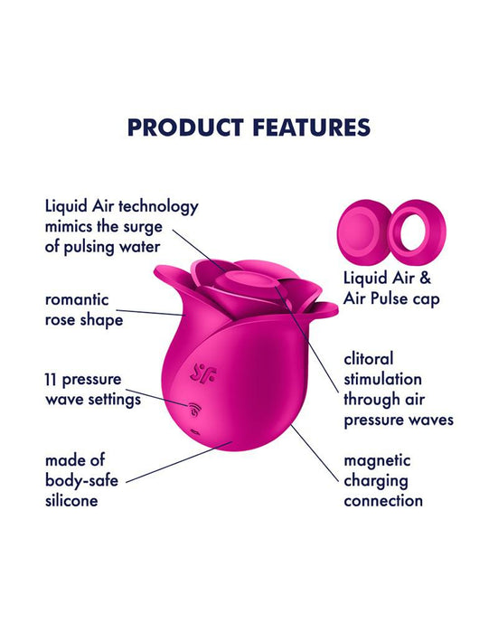 Satisfyer - Pro 2 Modern Blossom - Luchtdruk Vibrator - Roze-Erotiekvoordeel.nl