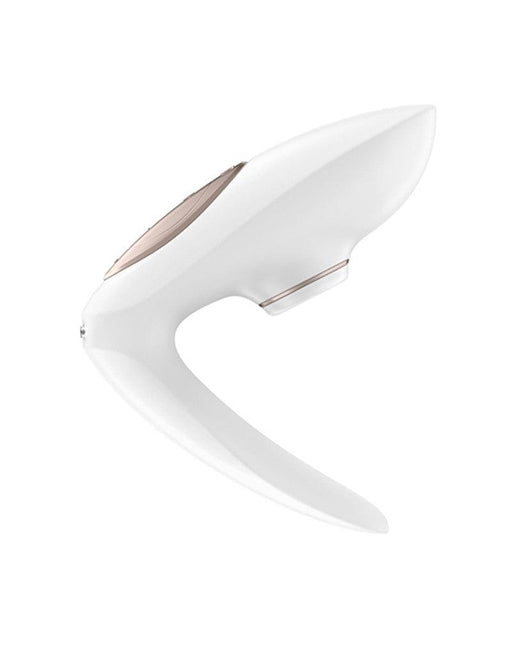 Satisfyer - Pro 4 Couples - Luchtdruk Vibrator voor Koppels - Wit/Brons-Erotiekvoordeel.nl