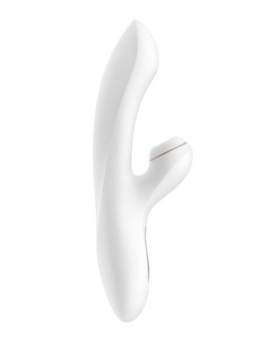 Satisfyer - Pro Rabbit Vibrator - G-spot Vibrator en Luchtdruk Vibrator - Wit-Erotiekvoordeel.nl