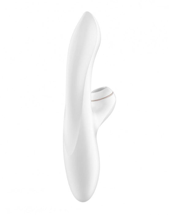 Satisfyer - Pro Rabbit Vibrator - G-spot Vibrator en Luchtdruk Vibrator - Wit-Erotiekvoordeel.nl