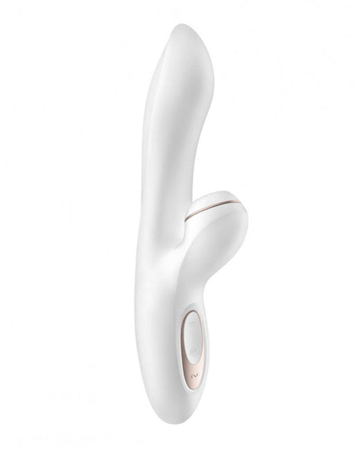 Satisfyer - Pro Rabbit Vibrator - G-spot Vibrator en Luchtdruk Vibrator - Wit-Erotiekvoordeel.nl