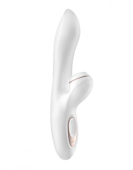 Satisfyer - Pro Rabbit Vibrator - G-spot Vibrator en Luchtdruk Vibrator - Wit-Erotiekvoordeel.nl