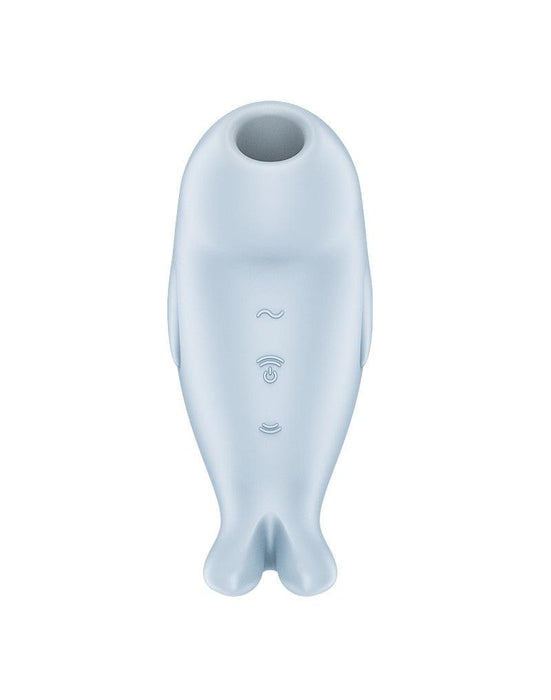 Satisfyer - Seal You Soon - Luchtdruk Vibrator met Vibratie - Lichtblauw-Erotiekvoordeel.nl