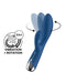 Satisfyer - Spinning Rabbit 1 - Roterende en Vibrerende Rabbit Vibrator - Tarzan Vibrator - Blauw-Erotiekvoordeel.nl