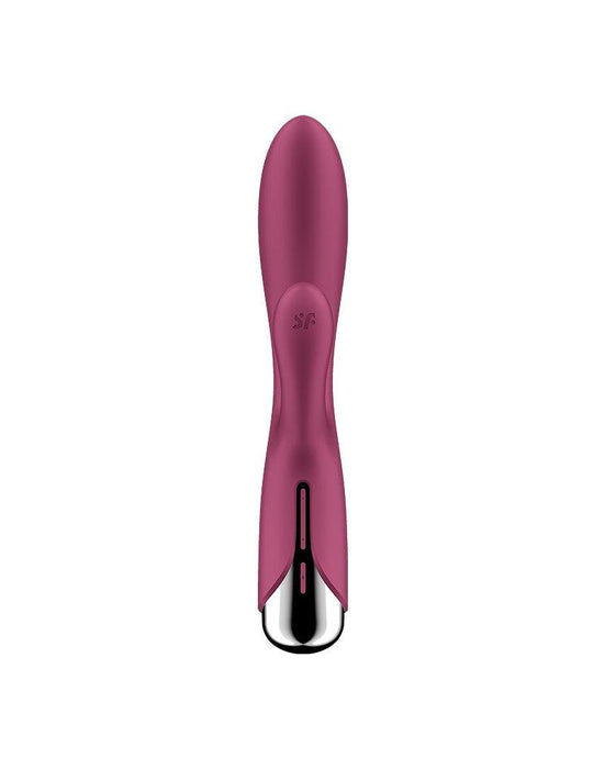 Satisfyer - Spinning Rabbit 1 - Roterende en Vibrerende Rabbit Vibrator - Tarzan Vibrator - Rood-Erotiekvoordeel.nl