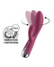 Satisfyer - Spinning Rabbit 1 - Roterende en Vibrerende Rabbit Vibrator - Tarzan Vibrator - Rood-Erotiekvoordeel.nl