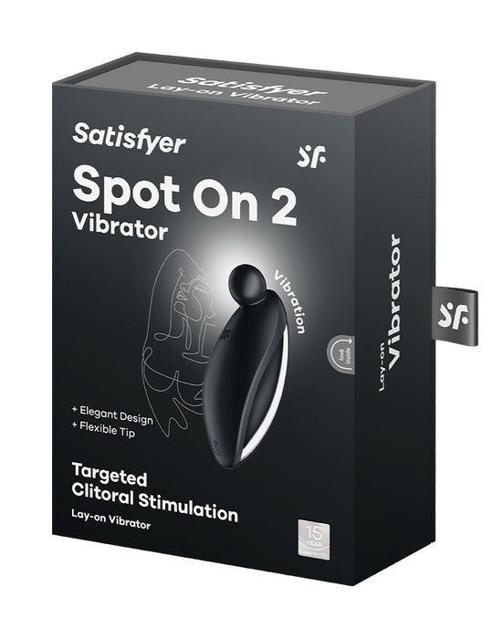 Satisfyer - Spot On - Pinpoint Vibrator - Zwart-Erotiekvoordeel.nl