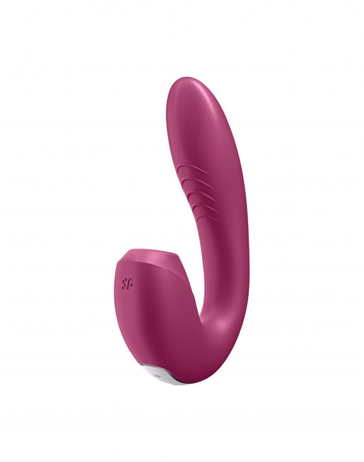 Satisfyer - Sunray - Luchtdruk en G-spot Vibrator - Berry Rood-Erotiekvoordeel.nl