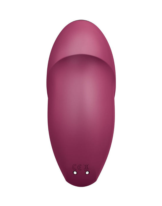 Satisfyer - Tap & Climax 1 - Vibrerende Clitoris Vibrator met Tik/Tapping Functie - Paars-Erotiekvoordeel.nl