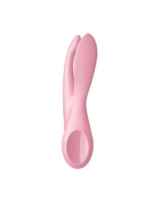 Satisfyer - Threesome 1 - Multi Vibrator Met 3 Voelsprieten - Licht Roze-Erotiekvoordeel.nl