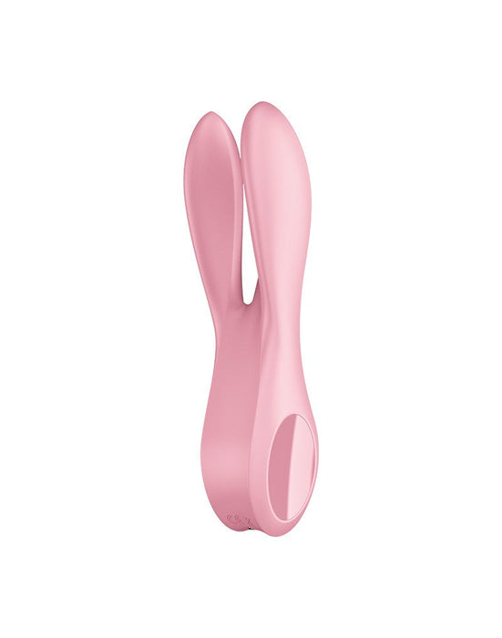 Satisfyer - Threesome 1 - Multi Vibrator Met 3 Voelsprieten - Licht Roze-Erotiekvoordeel.nl