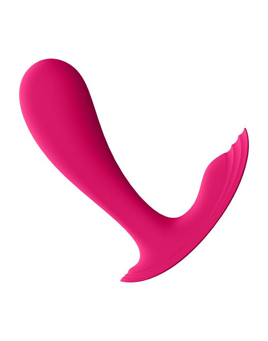 Satisfyer - Top Secret - Draagbare Vibrator Met Anaal Stimulator Roze-Erotiekvoordeel.nl