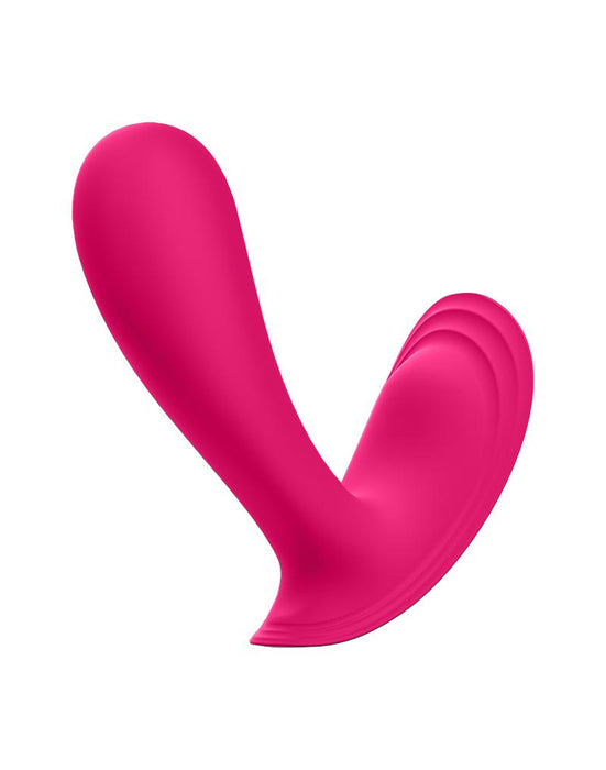 Satisfyer - Top Secret - Draagbare Vibrator Met Anaal Stimulator Roze-Erotiekvoordeel.nl