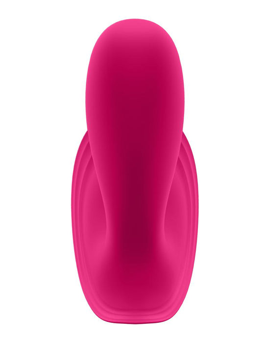 Satisfyer - Top Secret - Draagbare Vibrator Met Anaal Stimulator Roze-Erotiekvoordeel.nl