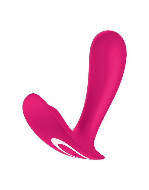 Satisfyer - Top Secret - Draagbare Vibrator Met Anaal Stimulator Roze-Erotiekvoordeel.nl