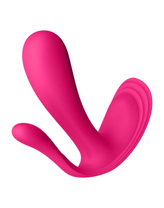 Satisfyer - Top Secret Plus - Draagbare Vibrator Met Anaal Stimulator - Roze-Erotiekvoordeel.nl