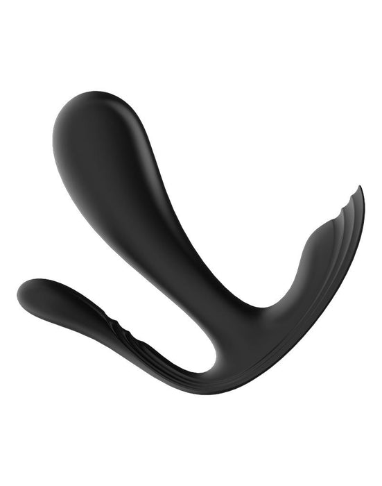 Satisfyer - Top Secret Plus - Draagbare Vibrator Met Anaal Stimulator - Zwart-Erotiekvoordeel.nl