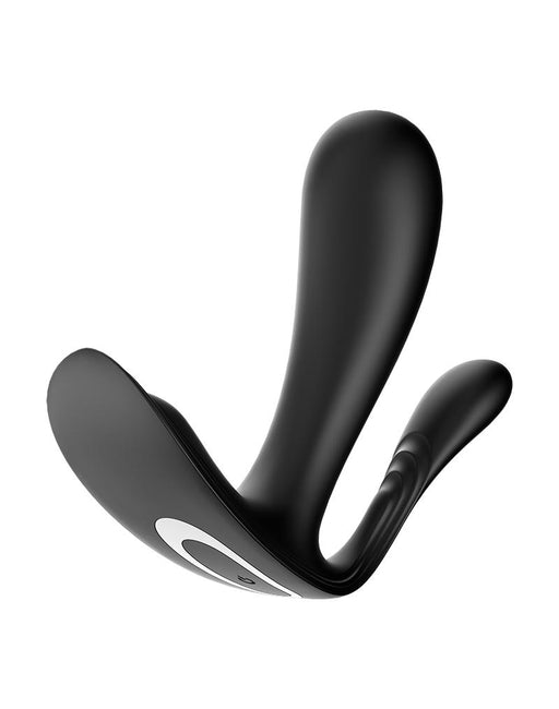 Satisfyer - Top Secret Plus - Draagbare Vibrator Met Anaal Stimulator - Zwart-Erotiekvoordeel.nl