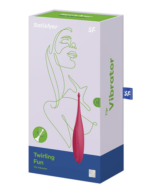 Satisfyer - Twirling Fun - Pinpoint Vibrator - Rood-Erotiekvoordeel.nl