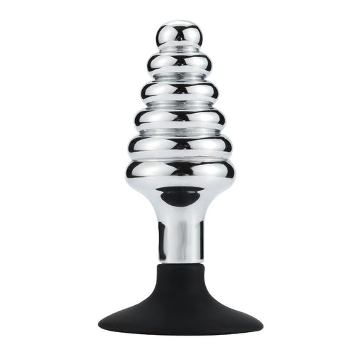 Schroef Buttplug Aluminium Met Zuignap-Erotiekvoordeel.nl