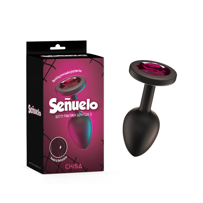 Señuelo - Booty Fantasy - Siliconen Buttplug Met Roze Siersteen-Erotiekvoordeel.nl