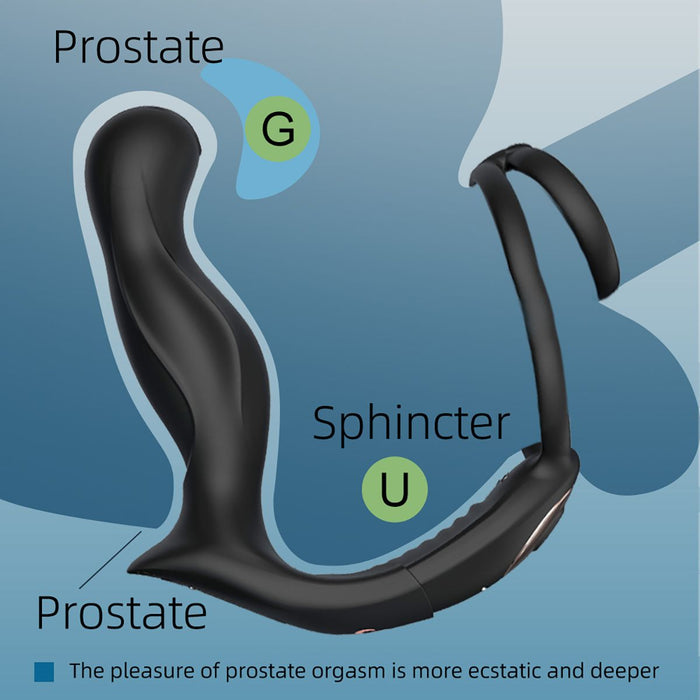 Sevanda - Black Mamba - Cockring met Prostaat Massager-Erotiekvoordeel.nl