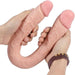 Shequ - Harold - Dubbele Dildo - PVC - 46 cm - Lichte Huidskleur-Erotiekvoordeel.nl