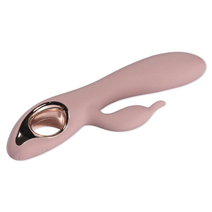 Shequ - Katerina - 21 cm - Siliconen Oplaadbare Vibrator - Lichtroze-Erotiekvoordeel.nl