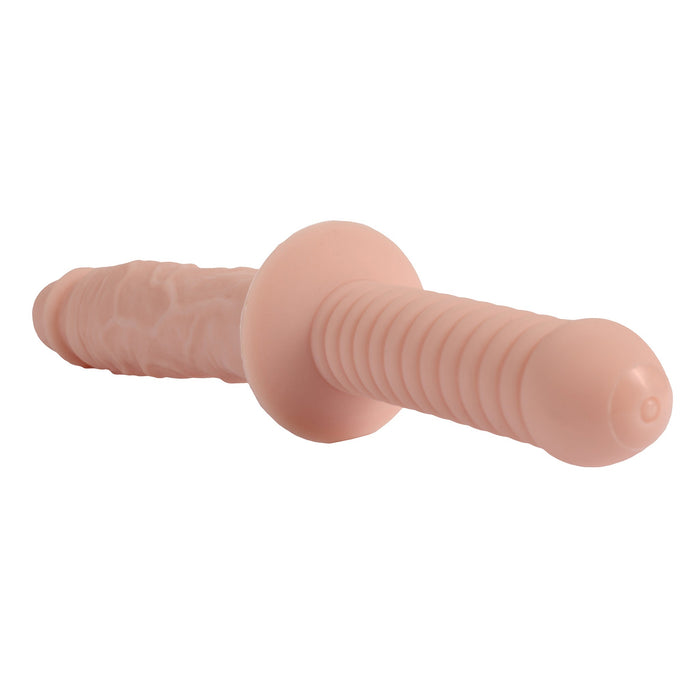 Shequ - Small Sword - PVC - Dildo met Handvat - 31,5 cm - Lichte Huidskleur-Erotiekvoordeel.nl