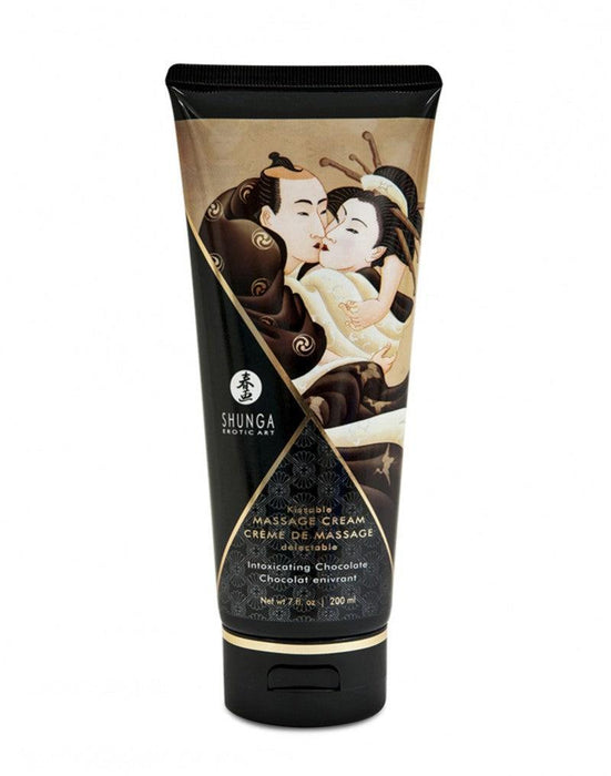 Shunga - Kissable Massage Cream Intoxicating Chocolate-Erotiekvoordeel.nl