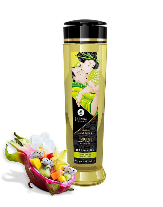 Shunga - Massageolie - Irresistble Asion Fusion - 240 ml-Erotiekvoordeel.nl