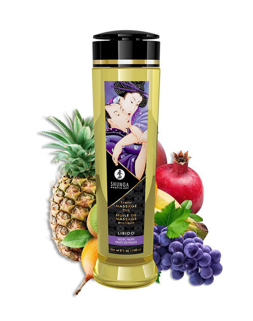 Shunga - Massageolie - Libido Exotic Fruit - 240 ml-Erotiekvoordeel.nl