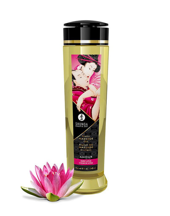 Shunga - Massageolie - Love of Lotus - 240 ml-Erotiekvoordeel.nl