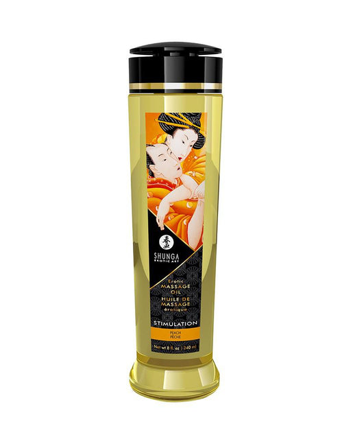 Shunga - Massageolie - Stimulation Peach - 240 ml-Erotiekvoordeel.nl