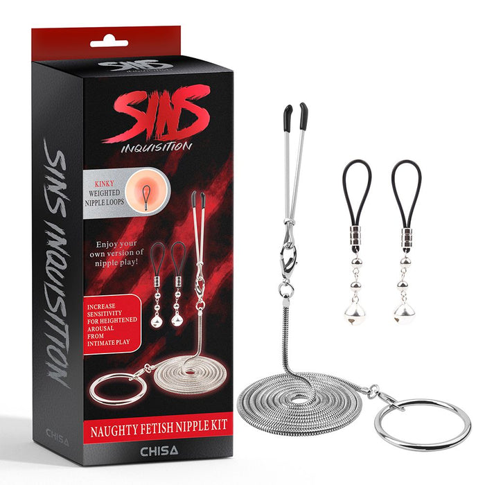 Sins Inquisition - Naughty Fetish Nipple Kit-Erotiekvoordeel.nl