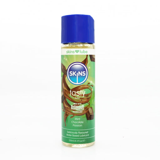 Skins - Mint Chocolate - Glijmiddel met Smaakje - Waterbasis - 130 ml-Erotiekvoordeel.nl